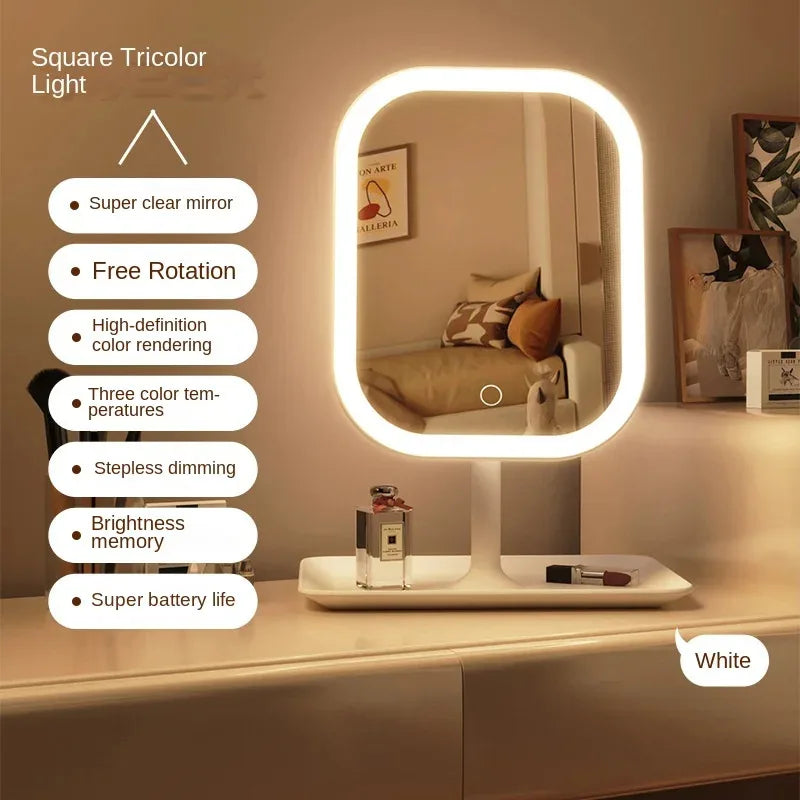 Lumiéra LED Makeup Mirror - Illuminated Vanity Mirror with Adjustable Brightness and Touch Control