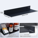 Stylish Metal Wall Shelf - Modern Industrial Design for Home Decor & Storage