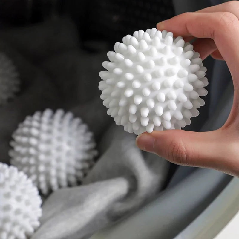 Reusable Laundry Balls – Set of 5, 6cm PVC & Softener-Free Fabric Care