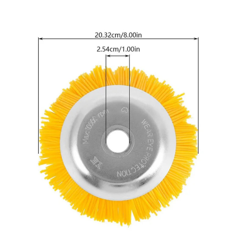Optimized Product Title: **Nylon Unkrautbürste für Rasentrimmer – 22 cm Durchmesser | Effektive Unkrautentfernung für Ihren Garten** 

This title includes relevant keywords while providing additional context to attract potential buyers.