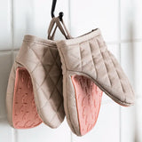Silicone Grip Oven Mitts – Heat-Resistant, Non-Slip & Quilted Pair