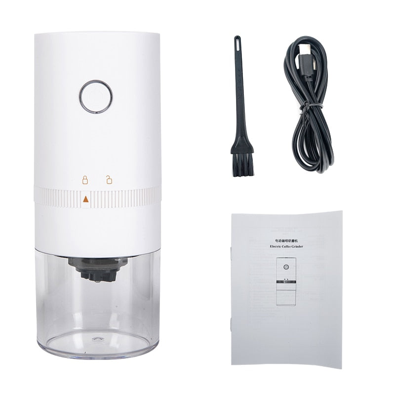 Optimized Product Title: **Elektrische Kaffeemühle für Frisch Gemahlenen Kaffee – Perfekt für Zuhause und Unterwegs** 

This title includes relevant keywords while also emphasizing the convenience and versatility of the product.