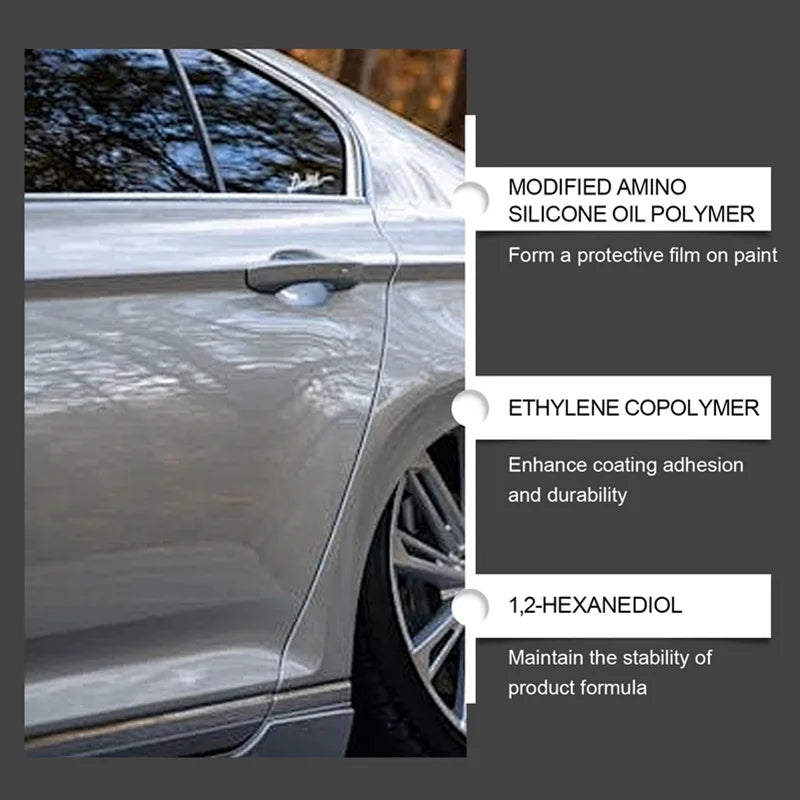 Car Graphene Ceramic Coating Serum – 100ml 9H+, Hydrophobic & UV Protection