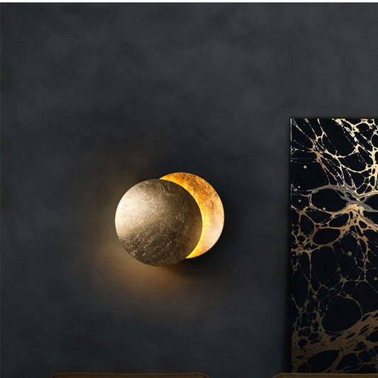 Lunaris Solar Eclipse Wall Sconce – LED Wall Light, Modern Design & Two Sizes