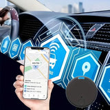 Enhanced Product Title: "Runder Bluetooth-Tracker 2er-Set – Schlüssel & Taschen Finder für schnelles Auffinden" 

This title maintains the original meaning while optimizing for clarity and searchability.
