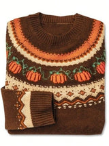 Marion Vintage Icelandic Sweater - Cozy Knit Pullover for Classic Style