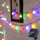 Solar String Lights – Outdoor Weatherproof, Warm White & Multicolor, 5–22m