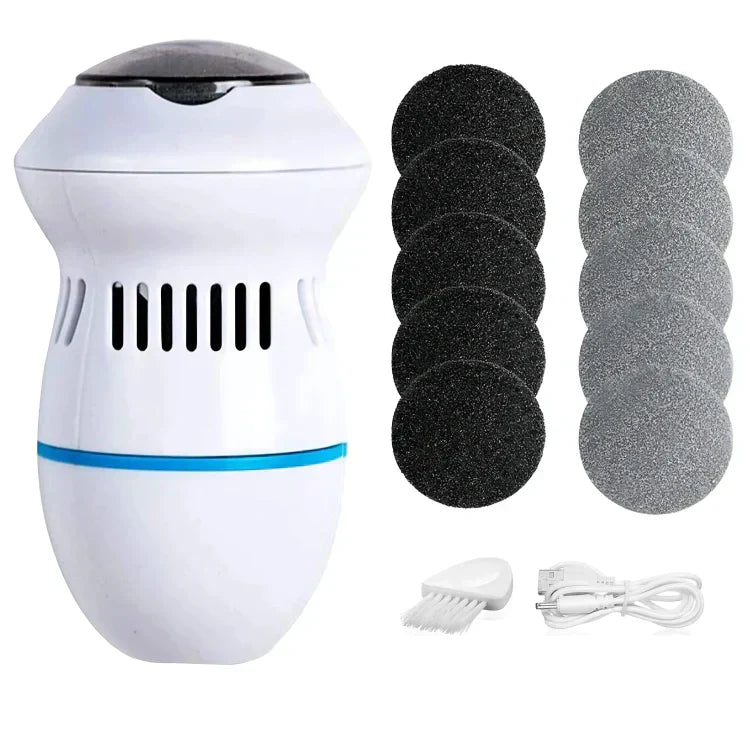 Electric Callus Remover – Rechargeable, Variable Speed & Replaceable Rollers
