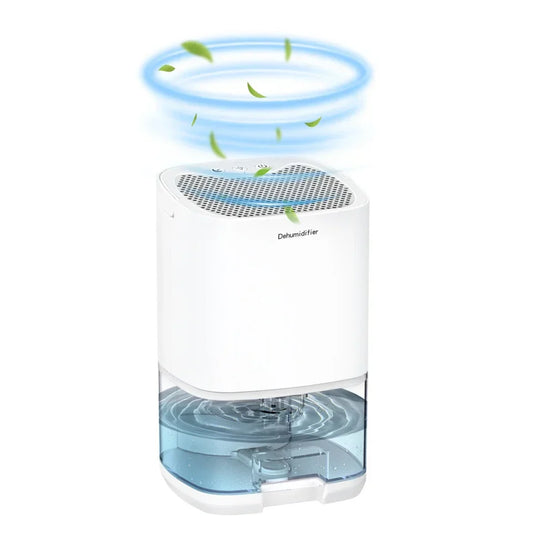 1000ml Portable 2-in-1 Dehumidifier with Air Filter & Night Light