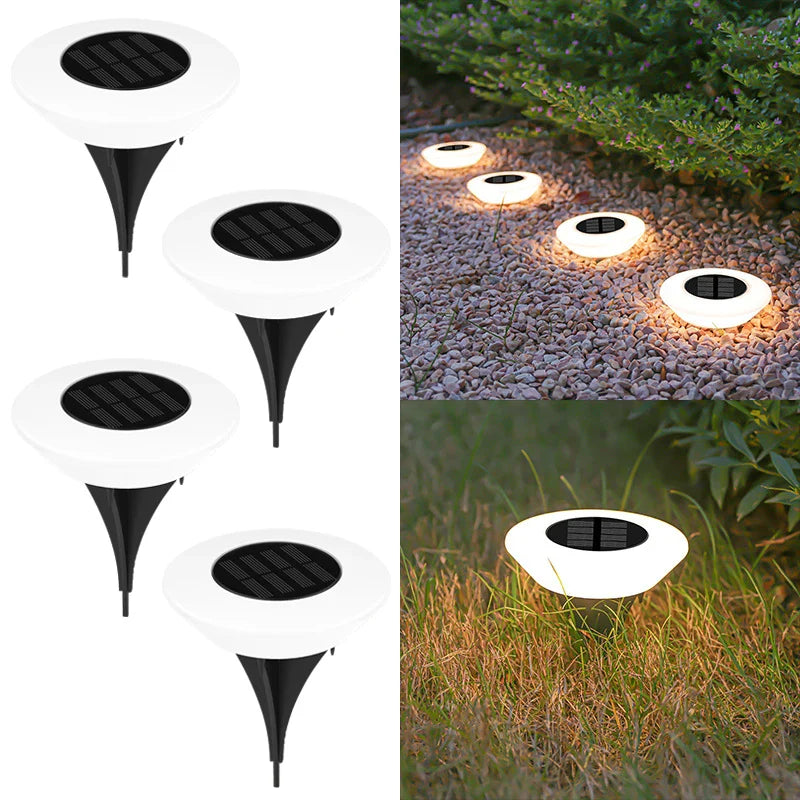 Enhanced Product Title: "4er-Set Solar-Bodenleuchten mit 14 LEDs – 360° Beleuchtung für Garten und Außenbereich" 

This title includes relevant keywords while maintaining clarity and appeal for potential customers.