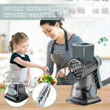 Enhanced Product Title: "Multifunctional Rotary Grater with 3 Interchangeable Drums - Versatile Kitchen Tool for Grating, Slicing, and Shredding" 

This title includes relevant keywords and provides a clearer description of the product's functionality, ma