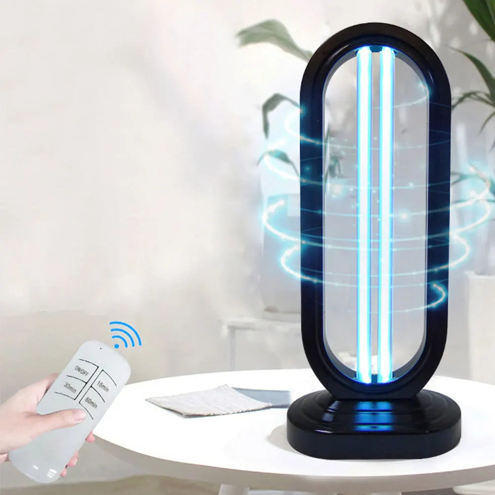 38W UV-C Disinfection Lamp – Ozone, Remote Control, Timer & 40m² Coverage