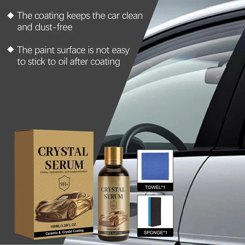 Car Graphene Ceramic Coating Serum – 100ml 9H+, Hydrophobic & UV Protection