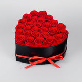 Mothers Day Rose Box Artificial Flower Heart Gift Her Decor