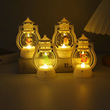 Mini LED Christmas Lantern – Portable Snowman or Tree Decoration