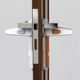 Child Safety Door Lock – No-Drill 3M Adhesive, Finger Guard & Anti-Lock Design