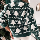 Enhanced Product Title: "Katy's Sweater | Festive Women's Christmas Sweater with Christmas Tree Design" 

This title is optimized for clarity and includes relevant keywords that potential customers might search for.
