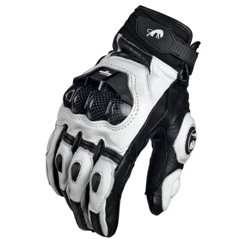 Enhanced Product Title: "Hochwertige Leder-Motorradhandschuhe für Männer und Frauen - 1 Paar, Optimale Sicherheit und Komfort für Motorradfahrer" 

This title includes keywords that potential customers might search for, while also highlighting the quality