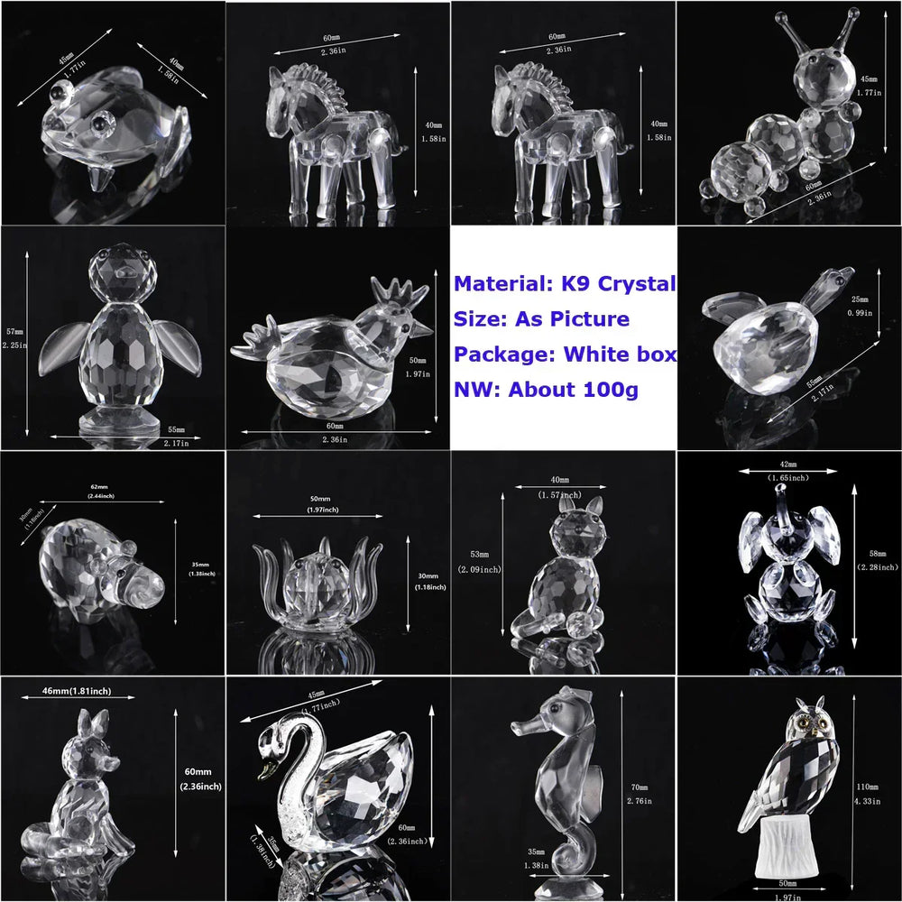 Kalsten | Super cute animal crystal ball figures