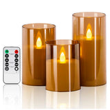 Realistic LED Candle Set - Flameless, Battery Operated, Perfect for Home Decor & Events