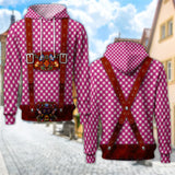 3D Bavarian Hoodie with Beer Mug Print – ProstZeit Oktoberfest 2025