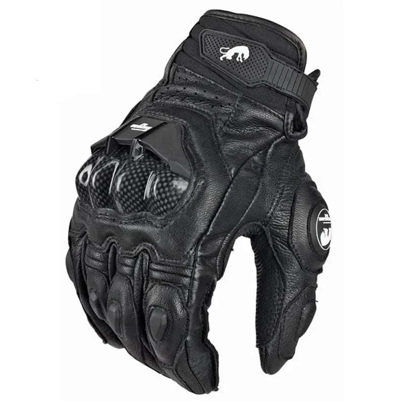 Enhanced Product Title: "Hochwertige Leder-Motorradhandschuhe für Männer und Frauen - 1 Paar, Optimale Sicherheit und Komfort für Motorradfahrer" 

This title includes keywords that potential customers might search for, while also highlighting the quality