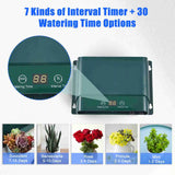 AquaFlow Solar Drip Irrigation System Kit – Automatic Watering with 30 Modes & 7 Timers