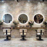 LuvoRound | Round LED Bathroom Mirror | Anti-Fog & Dimmable Touch Screen