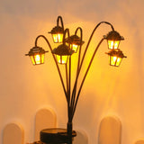 Enhanced Product Title: "Retro Solar-Gartenlaterne mit 6 LED-Leuchten – Energieeffiziente Außenbeleuchtung für Garten, Terrasse und Balkon" 

This title includes relevant keywords while providing additional details about the product's features and intende
