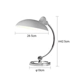 ScandiArc Table Lamp | Bauhaus-Inspired Curved Metal Design