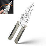 Multifunctional Wire Stripper Pliers – 7-in-1, 0.8-2.6mm Strip & Crimp, High-Carbon Steel