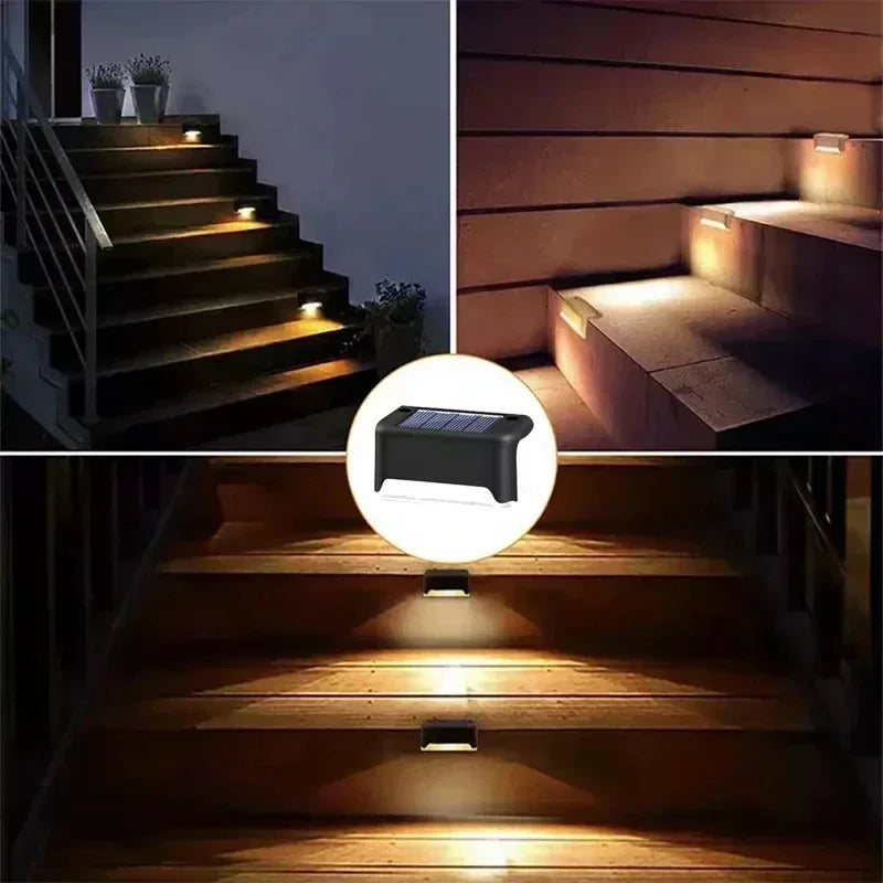 Enhanced Product Title: "8er-Set Solar-Stufenleuchten – Sichere Beleuchtung für Außenbereiche, Stilvolles Design für Treppen und Wege" 

This title includes relevant keywords for better visibility while clearly conveying the product's features and benefit