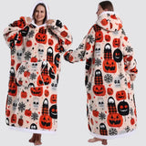Blanket Hoodie Oversized Wearable Hooded Blanket Adult