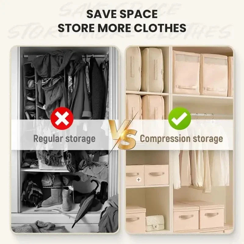 Bedding Storage Bag – Compression Valve, 40% Space-Saving & L/XL Sizes