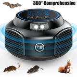 Ultrasonic Rodent Repeller – Plug-In, 4 Modes & 362m² Coverage for Mice & Rats