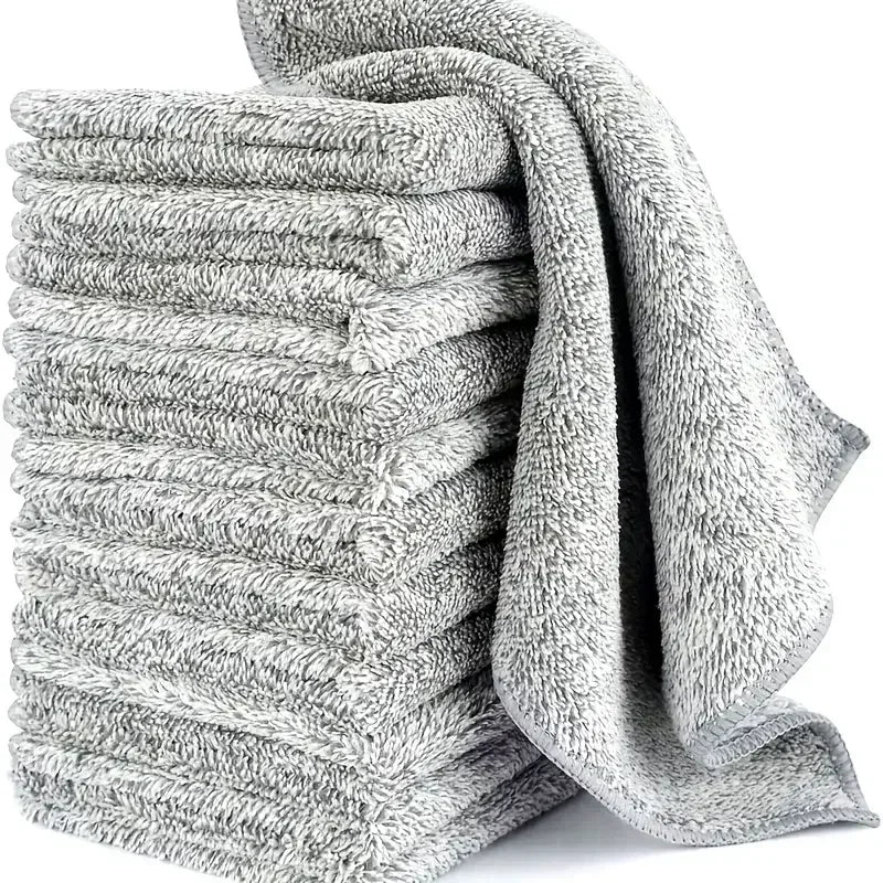 Microfiber Cleaning Cloths – 5-Pack, Streak-Free, Absorbent & Scratch-Free