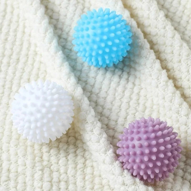Reusable Laundry Balls – Set of 5, 6cm PVC & Softener-Free Fabric Care