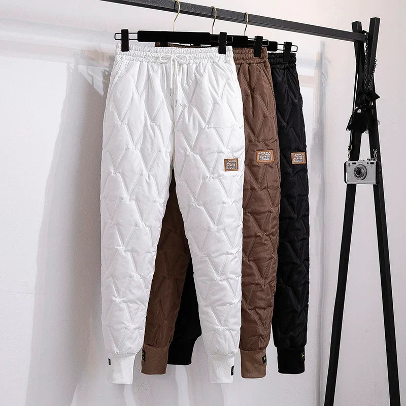 Plus Size Down-Cotton Winter Pants for Ultimate Warmth - Ideal for Cold Weather Comfort