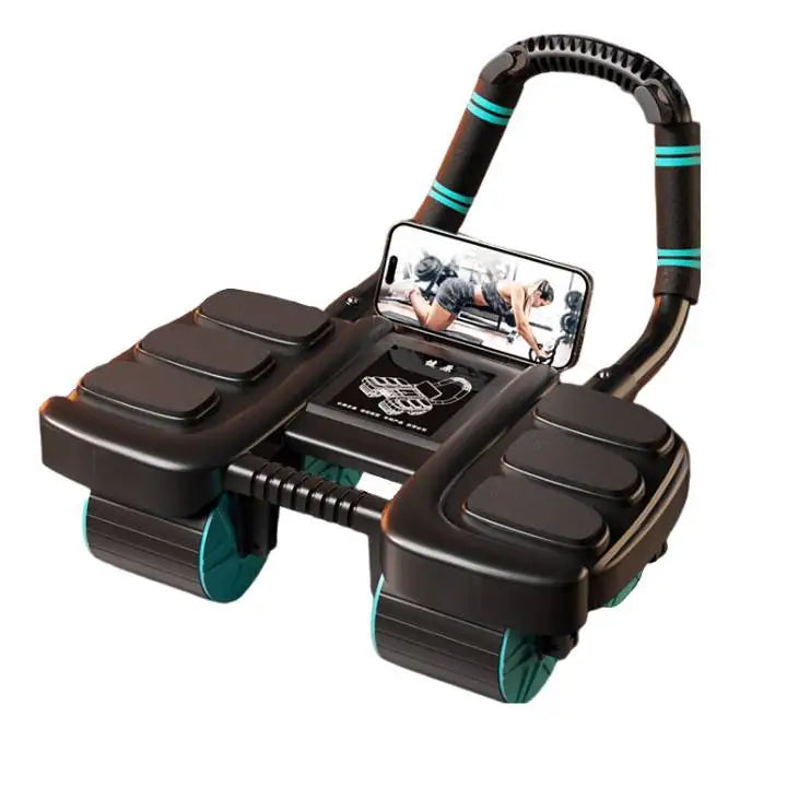 6-in-1 Core Ab Trainer – ABS Build, Auto-Return Resistance & Compact Home Design
