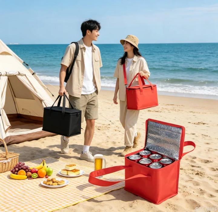 Foldable Insulated Cooler Bag – 600D Polyester, Foil Lining & 2 Sizes