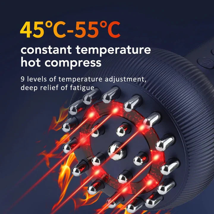 Enhanced Product Title: "4-in-1 Massagegerät mit Wärme, Vibration & Mikrostrom – Entspannung für Körper und Geist" 

This title includes keywords that improve search visibility while also highlighting the product's benefits.
