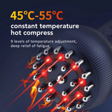 Heated Vibration Massager – Red Light Therapy, Rechargeable & Digital Display