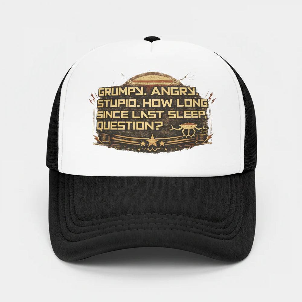 Baseball Cap Trucker Hat Mesh Adjustable Snapback Project Rocky
