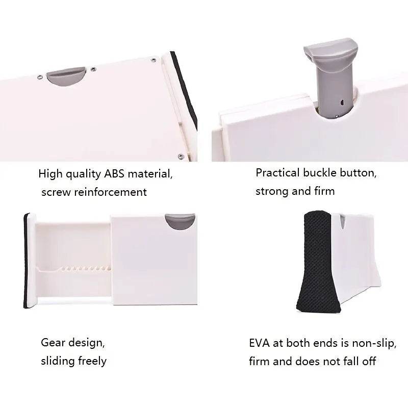 Expandable Kitchen Drawer Divider – Non-Slip, Adjustable Length & Dishwasher-Safe