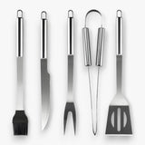 Optimized Product Title: **Edelstahl Grillbesteck Set mit Tragetasche – 3-teilig & 5-teilig – Hochwertiges BBQ Zubehör für Grillliebhaber** 

This title includes relevant keywords for better visibility while highlighting the product's features and appeal.
