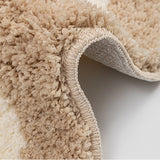 Non-Slip Bath Rug – Geometric Pattern, Absorbent Polyester & TPR Anti-Slip Backing