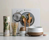 Matcha Set 8-Piece Sakura Design Ceramic Bowl Bamboo Whisk Frother