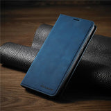 GripFold Magnetic Leather iPhone Case