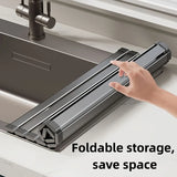 Roll-Up Sink Drying Rack – Aluminum, Heat-Resistant & 46/56cm Sizes