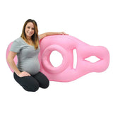 Inflatable Pregnancy Pillow – Belly & Back Support, 170×65cm & Foldable